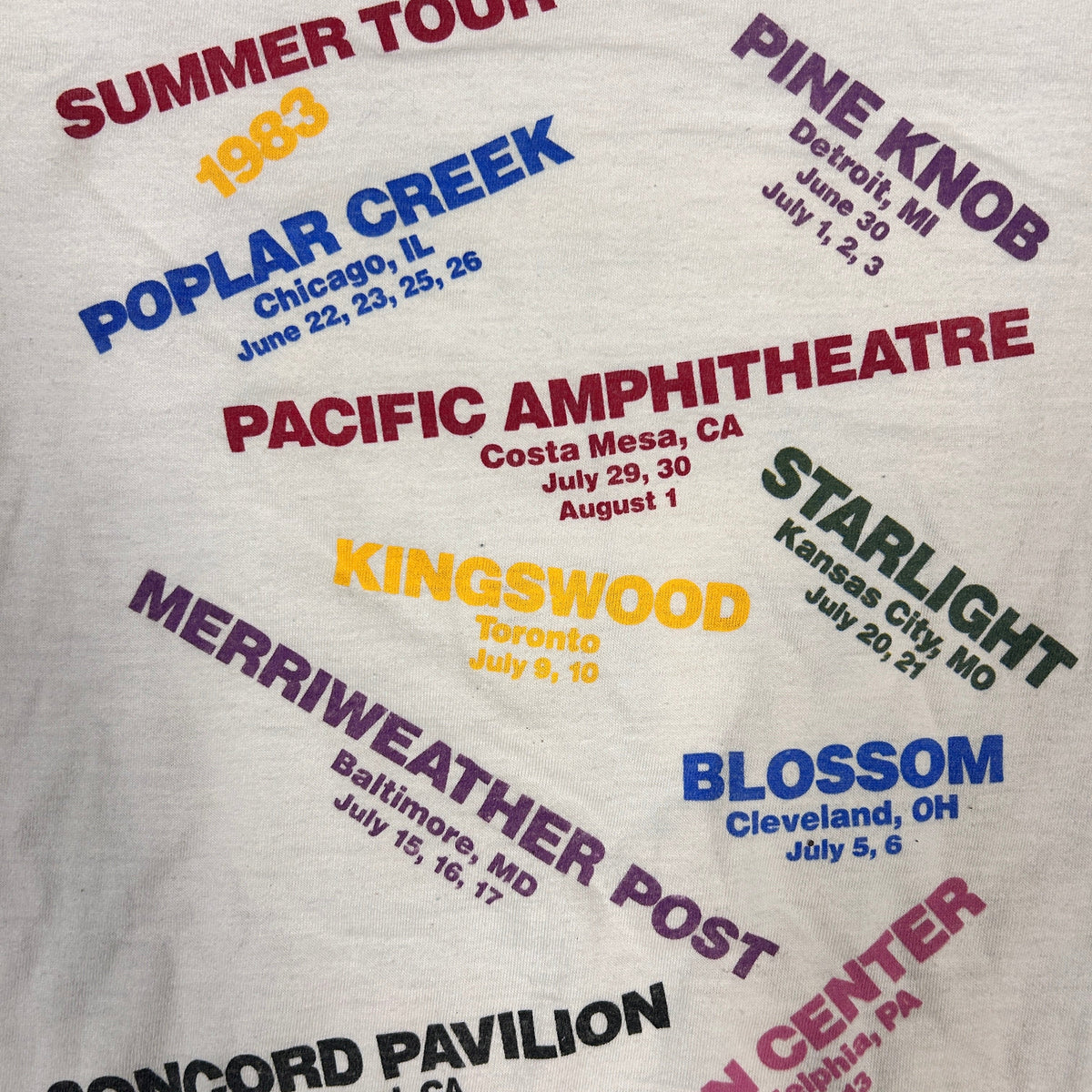 Vintage 80s Barry Manilow "Hot Tonight" 1983 Tour  Raglan Sleeve T-Shirt