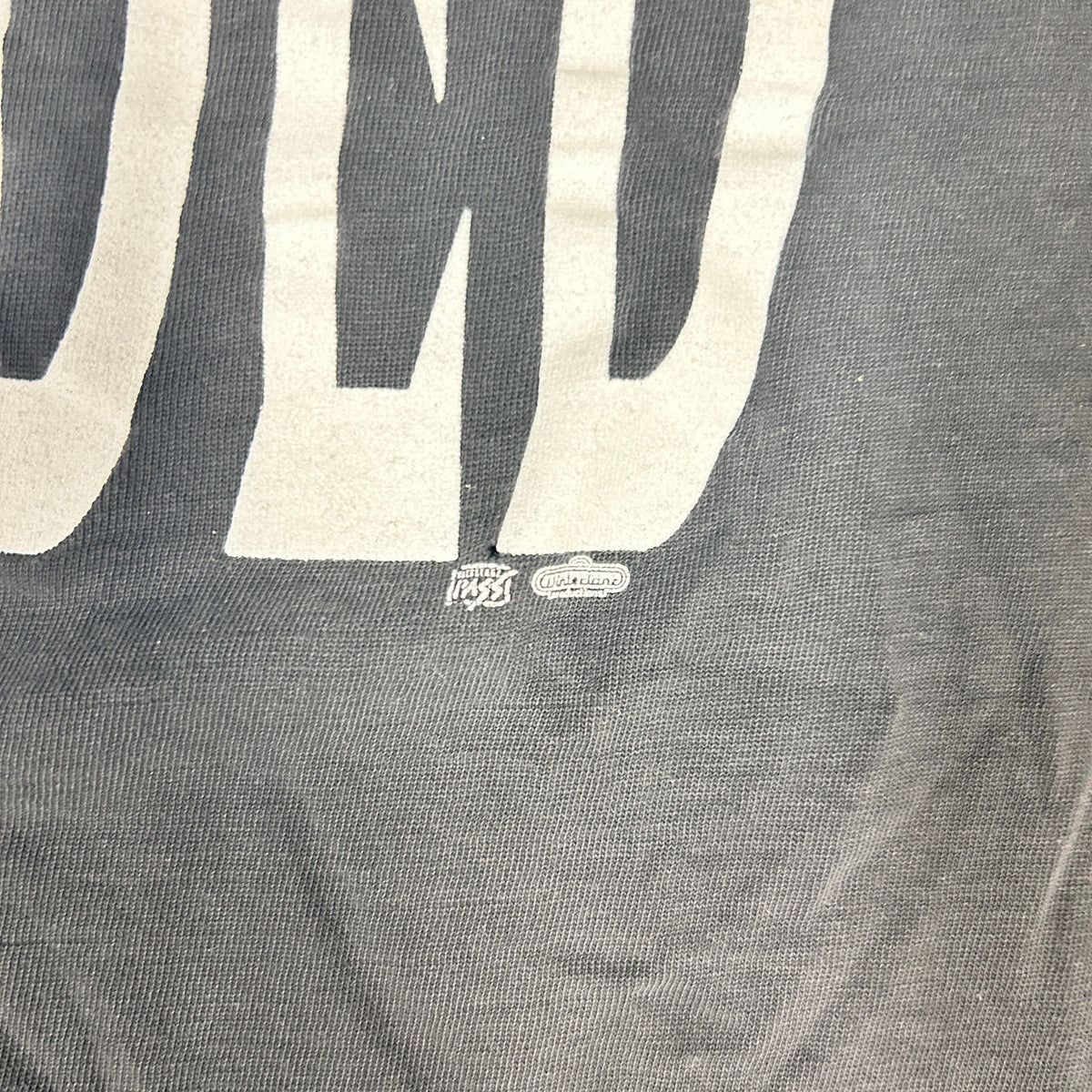 Vintage 1990s Led Zeppelin "Unledded" No Quarter Backstage Pass Winterland GraphicT-Shirt