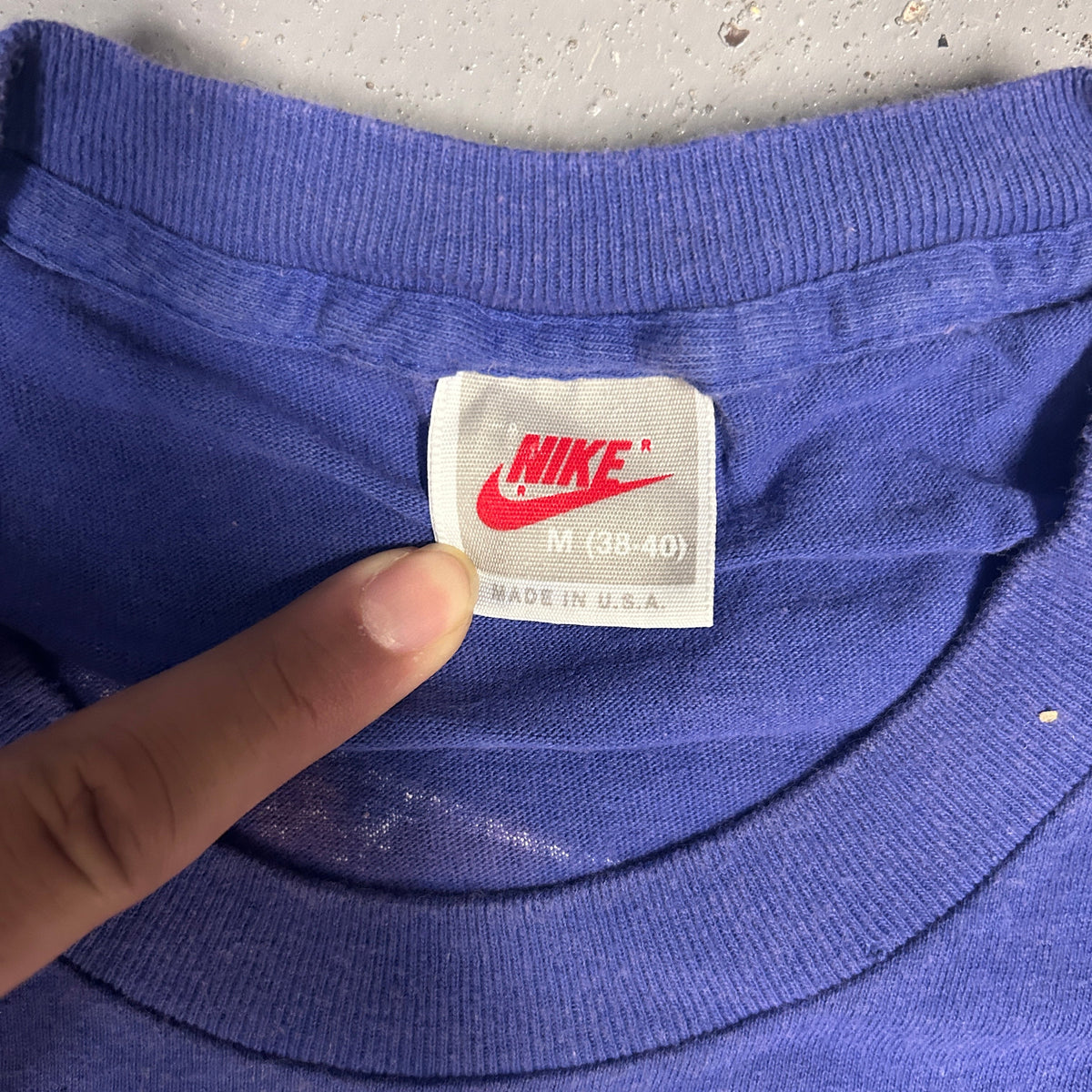 Vintage 90s Nike Air Jordan Single Stitch T-Shirt Made In USA