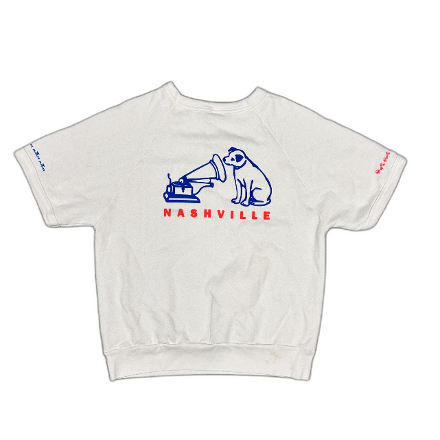 Vintage 80s Bomark RCA Nashville Short Sleeve Sweatshirt