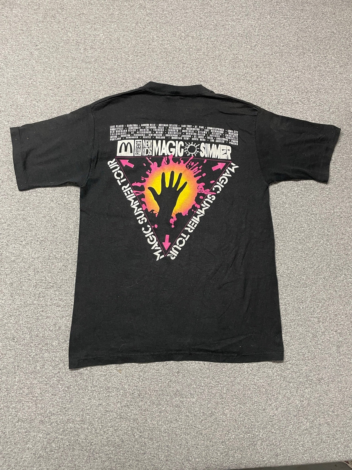 Vintage 90s New Kids on the Block Magic Summer T-Shirt