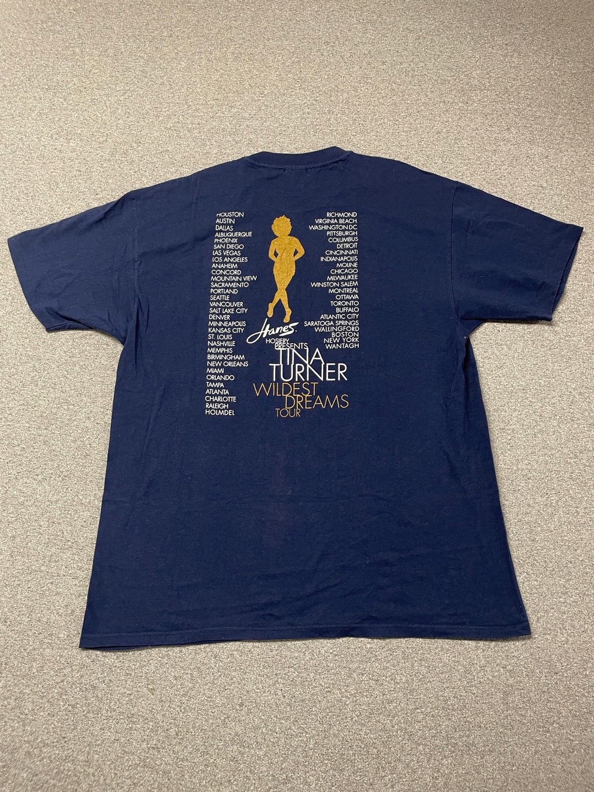 Vintage 90s Tina Turner Wildest Dreams Tour Single Stitch T-Shirt