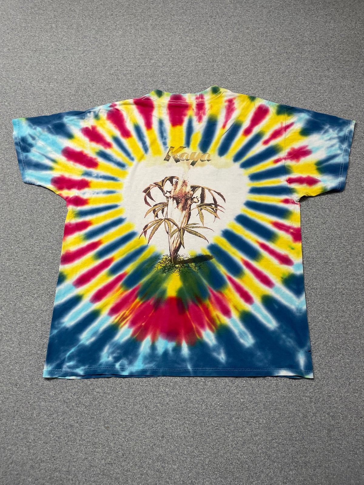 Vintage 90s Bob Marley "Kaya" Tie-Dye Graphic T-Shirt
