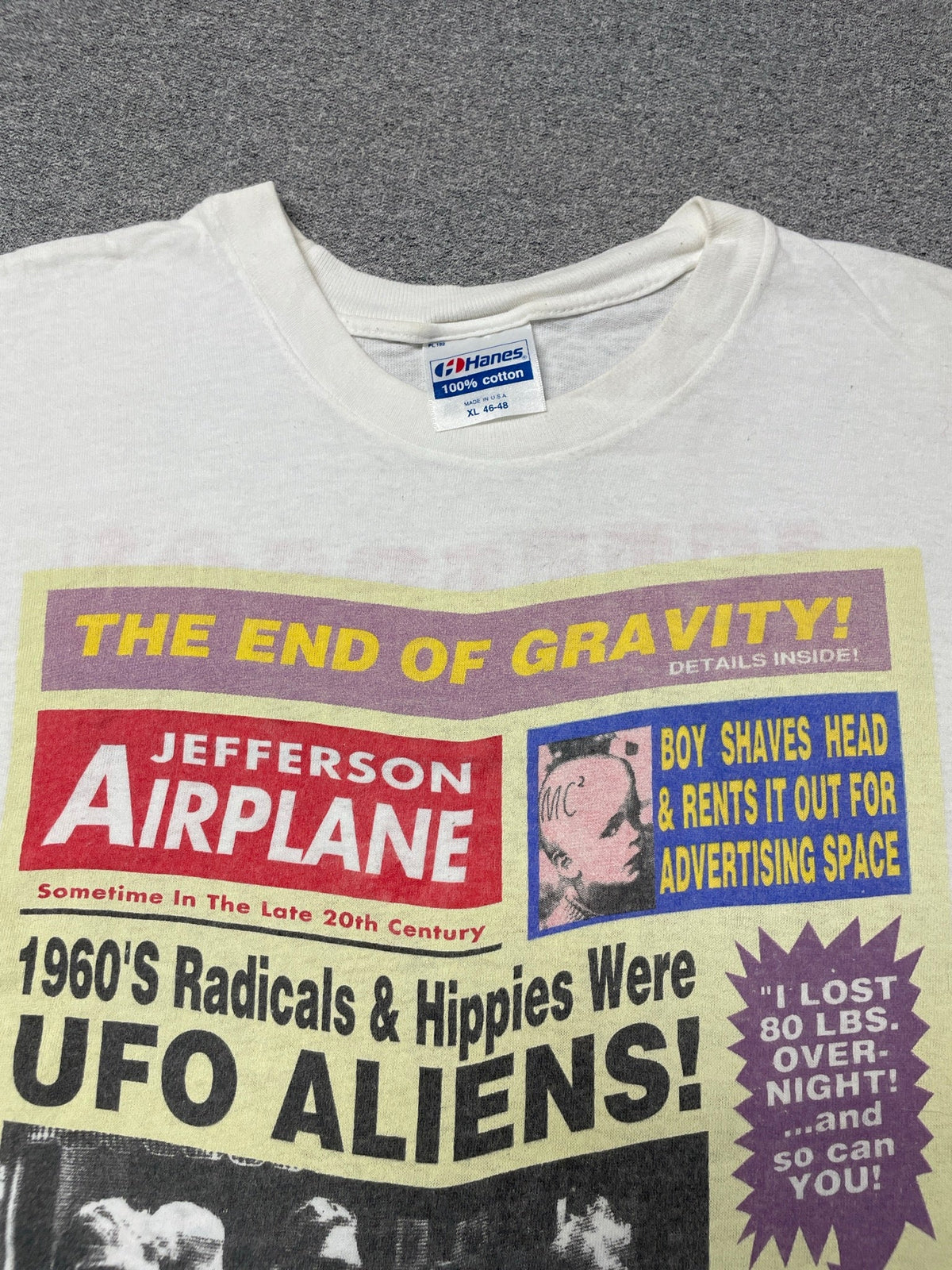 Vintage 1989 Jefferson Airplane 80s Band Tour T-Shirt