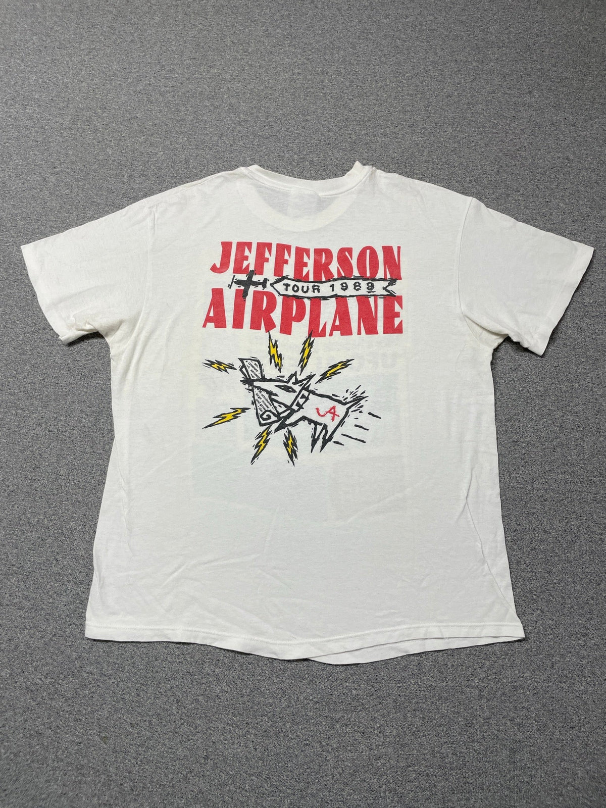 Vintage 1989 Jefferson Airplane 80s Band Tour T-Shirt