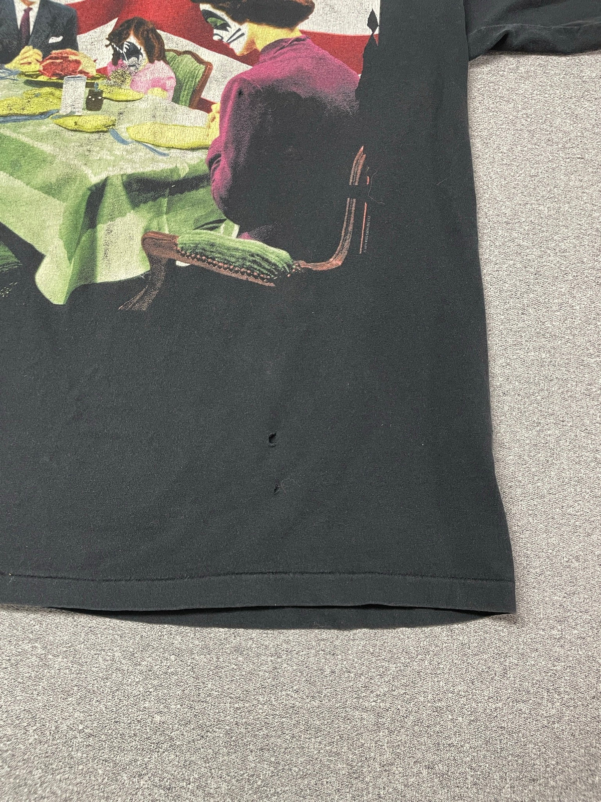 Vintage 1990s Kiss My Ass Graphic T-Shirt Black