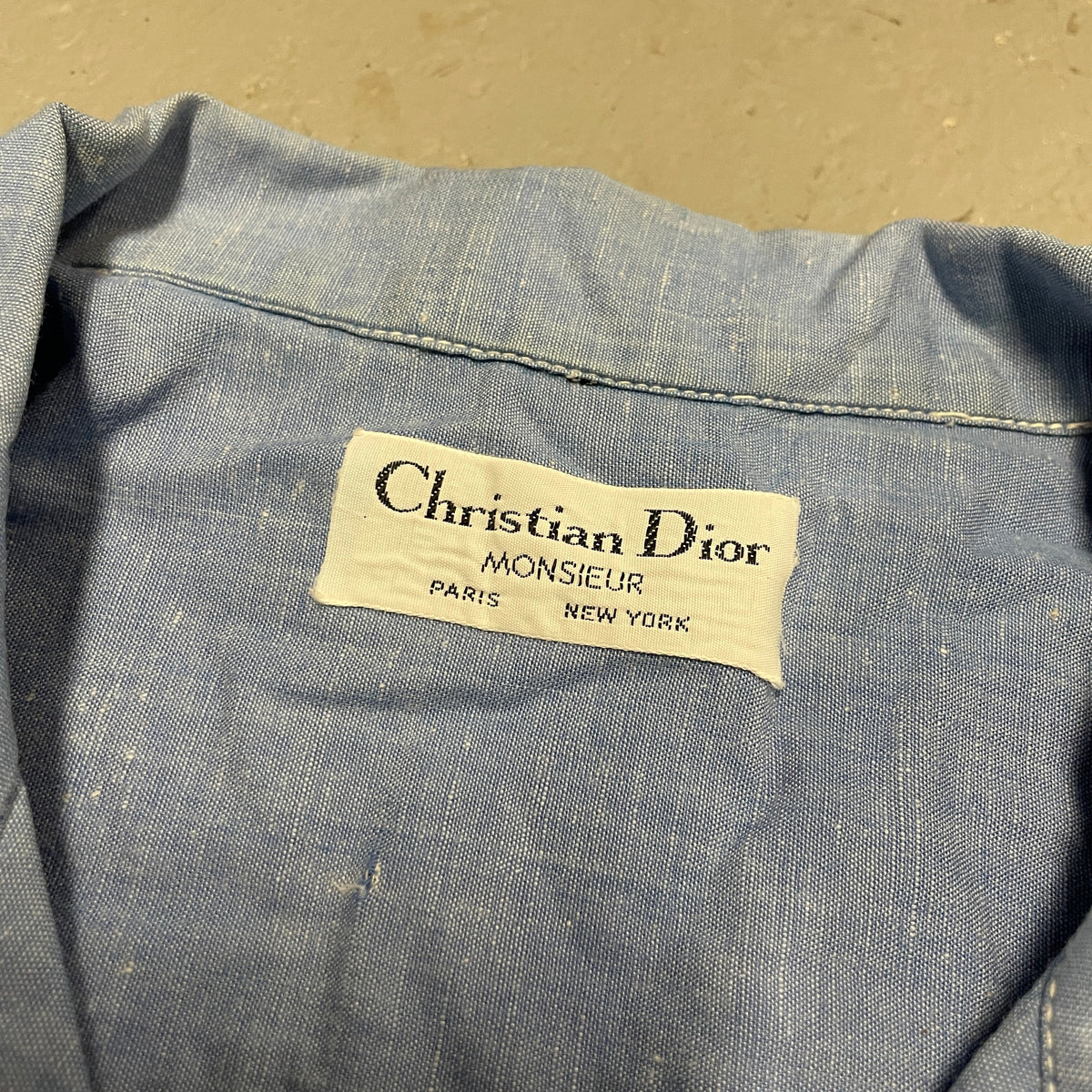 Vintage 80s Christian Dior Monsieur Designer Camp Button-Down Shirt