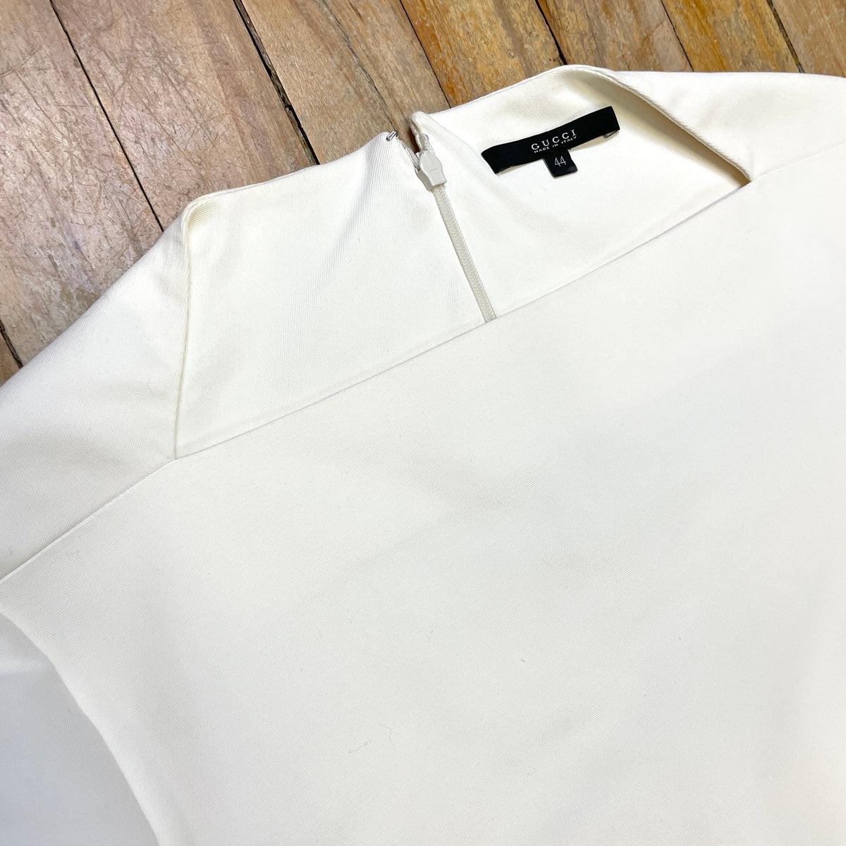 @Gucci Vintage Designer Boat Neck Structured Top Tops Public Butter 