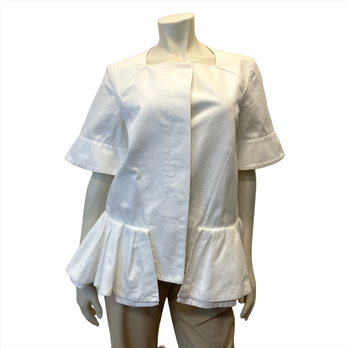 @Marni Vintage Designer Starchy Peplum Top Size Tops Public Butter 