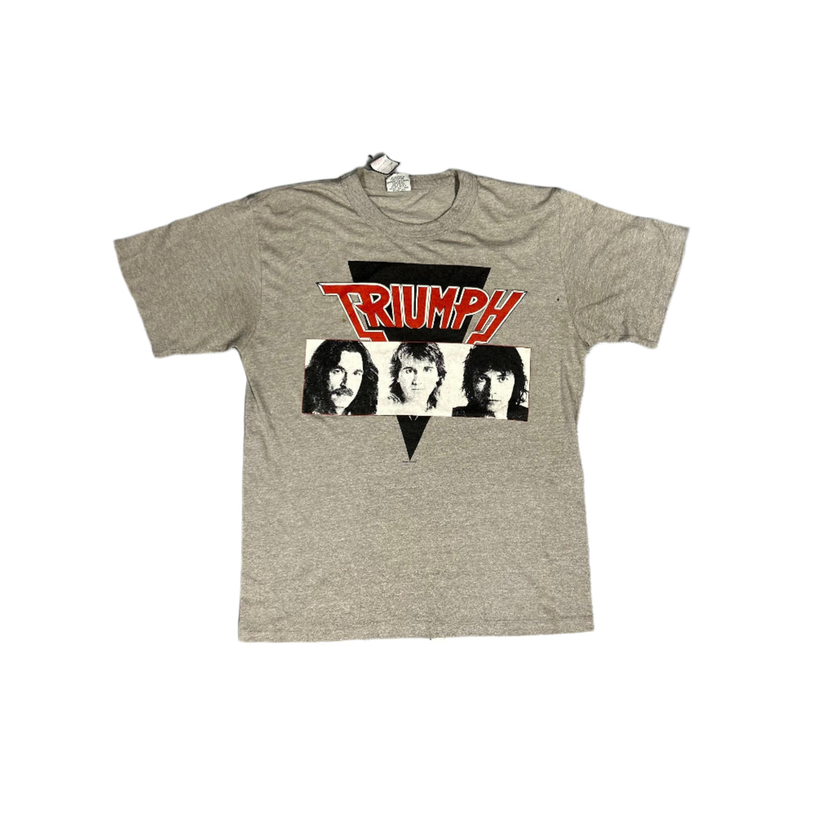 RARE Vintage 1986 Triumph Canadian Rock "The Sport Of Kings" 80s Tour T-Shirt