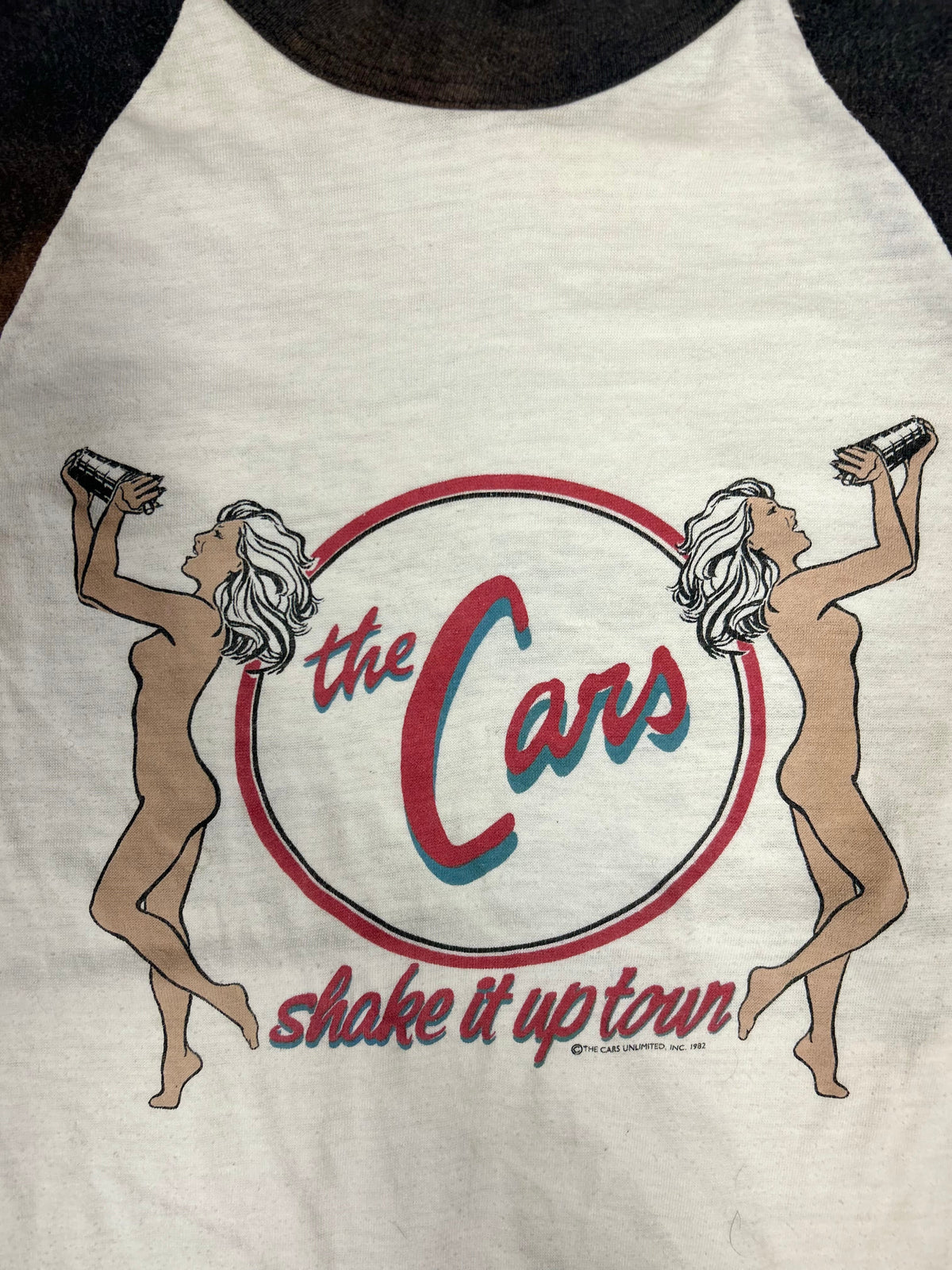 80s The Cars Vintage Band T-Shirt "Shake It Up Tour" XS