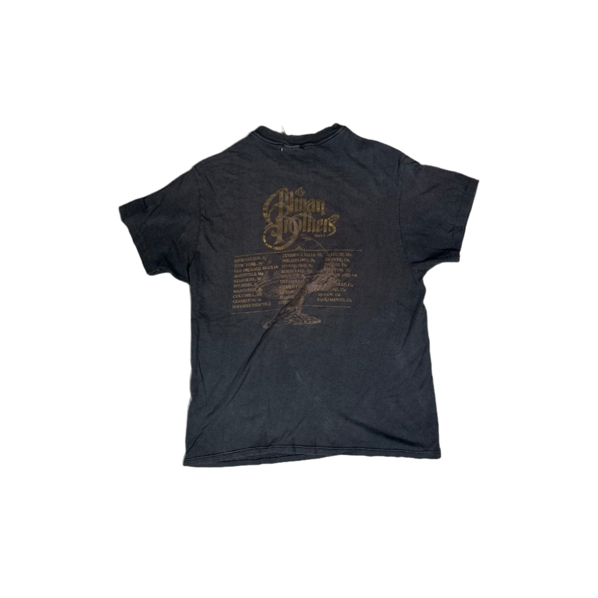 Vintage 80s The Allman Brothers Single Stitch Band T-Shirt